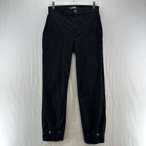 Express Jeans Womens Size 4 Stretch Cropped Straight High Washed Denim Black